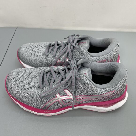 Asics Gel Cumulus 24 Sneakers Shoes Running Training Gray Pink Womens 8 - Picture 6 of 13